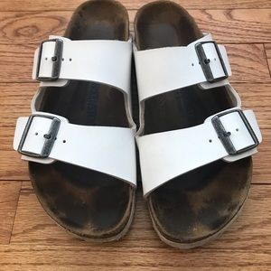 White Birkenstock’s size 39 (US 9)